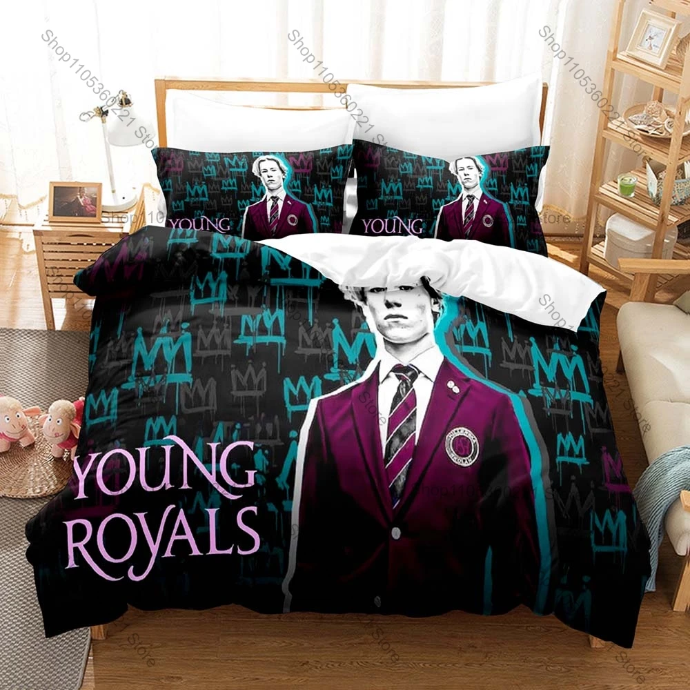 Young Royals TV Show Print 3PCS Bedding Set Duvet Cover + 2 Pillowcases Soft Bed Linen Home Bedroom Decor for Fans
Young Royals TV Show Print 3PCS Bedding Set Duvet Cover + 2 Pillowcases Soft Bed Linen Home Bedroom Decor for Fans
