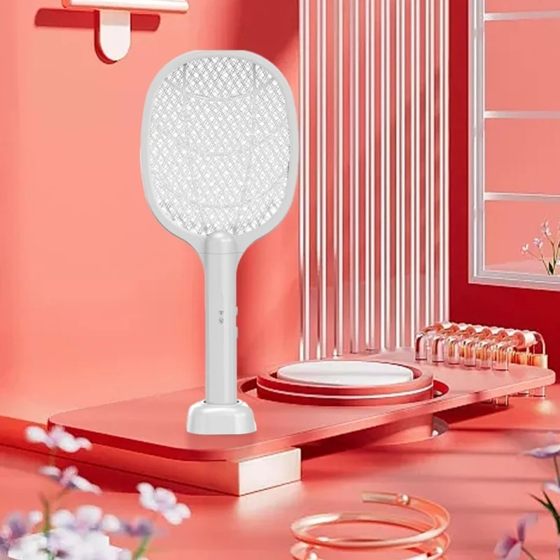 Electric Fly Swatter Rechargeable Safety Mesh Electric Fly Racket With Bug Light For Home
Electric Fly Swatter Rechargeable Safety Mesh Electric Fly Racket With Bug Light For Home