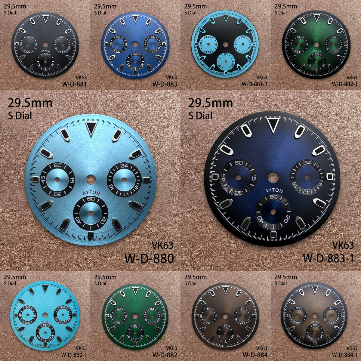 29.5mm S Logo DTN Panda Dial Suitable For VK63 Movement Green Luminous CD Pattern Quality Watch Modification Accessories
29.5mm S Logo DTN Panda Dial Suitable For VK63 Movement Green Luminous CD Pattern Quality Watch Modification Accessories