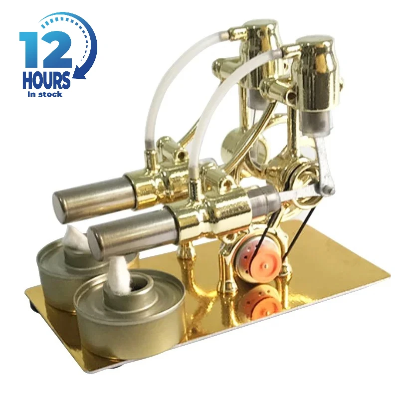 Модель двухцилиндрового двигателя Стирлинга, металлическая модель двигателя Стирлинга, генератор горячего ветра, обучающий эксперимент по физике, игрушки
Модель двухцилиндрового двигателя Стирлинга, металлическая модель двигателя Стирлинга, генератор горячего ветра, обучающий эксперимент по физике, игрушки