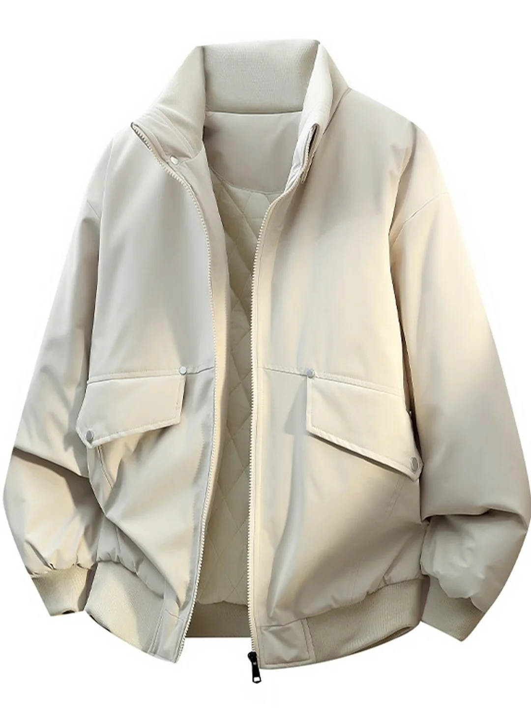 Thiened American Sle Stand Collar Men's Cotton Jaet for Autumn And Winter Warm Retro Japanese Sle with Large kets ...
Thiened American Sle Stand Collar Men's Cotton Jaet for Autumn And Winter Warm Retro Japanese Sle with Large kets ...