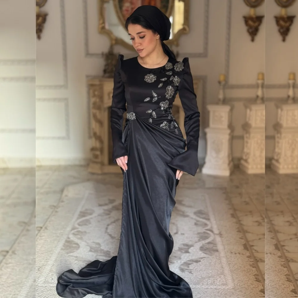 Customized Fashion Sparkle Jersey Sequined Pleat Trumpet Scoop Neck Long Dresses Bespoke Occasion Formal
Customized Fashion Sparkle Jersey Sequined Pleat Trumpet Scoop Neck Long Dresses Bespoke Occasion Formal