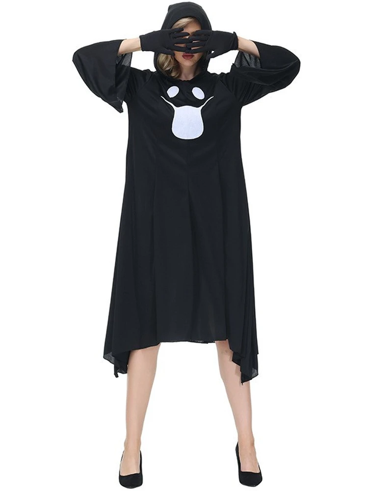 Adult Halloween Ghost Robe Cosplay Costume Witch Hat Party Performance Stage Outfit Polyester Fiber Women's Traditional Costume
Adult Halloween Ghost Robe Cosplay Costume Witch Hat Party Performance Stage Outfit Polyester Fiber Women's Traditional Costume