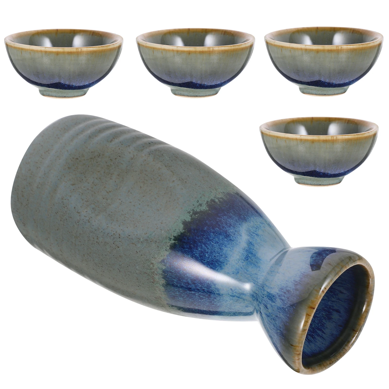 1Set Ceramic Sake Cup Pot Set Japanese Style Smooth Surface Safe Perfect for Home Hotel Restaurant Bar
1Set Ceramic Sake Cup Pot Set Japanese Style Smooth Surface Safe Perfect for Home Hotel Restaurant Bar