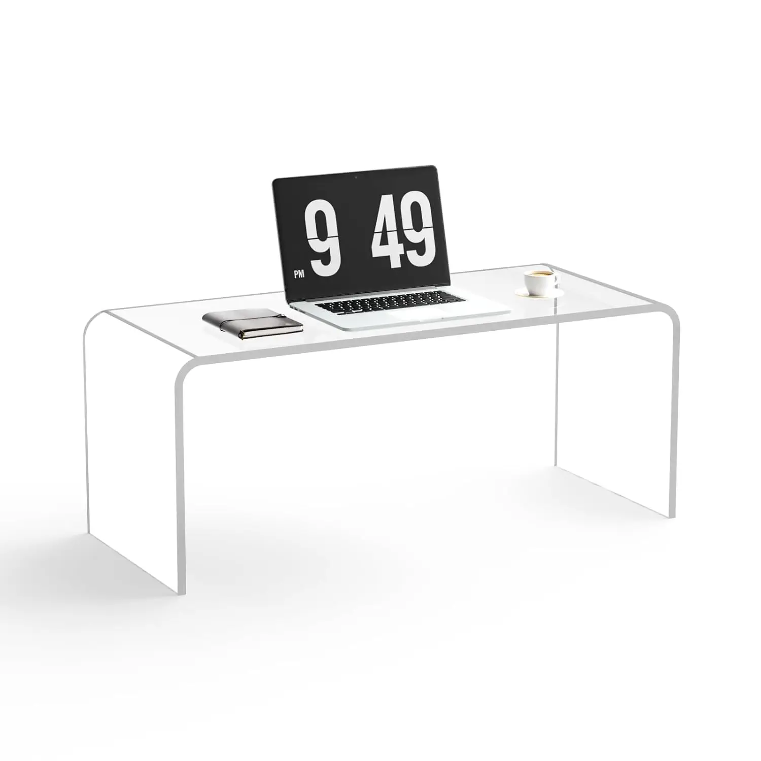 Clear Acrylic Coffee Table 40x16x16in 0.6in Thick Waterfall Round Edge Modern Side Table Living Room Bedroom Office, Customized
Clear Acrylic Coffee Table 40x16x16in 0.6in Thick Waterfall Round Edge Modern Side Table Living Room Bedroom Office, Customized