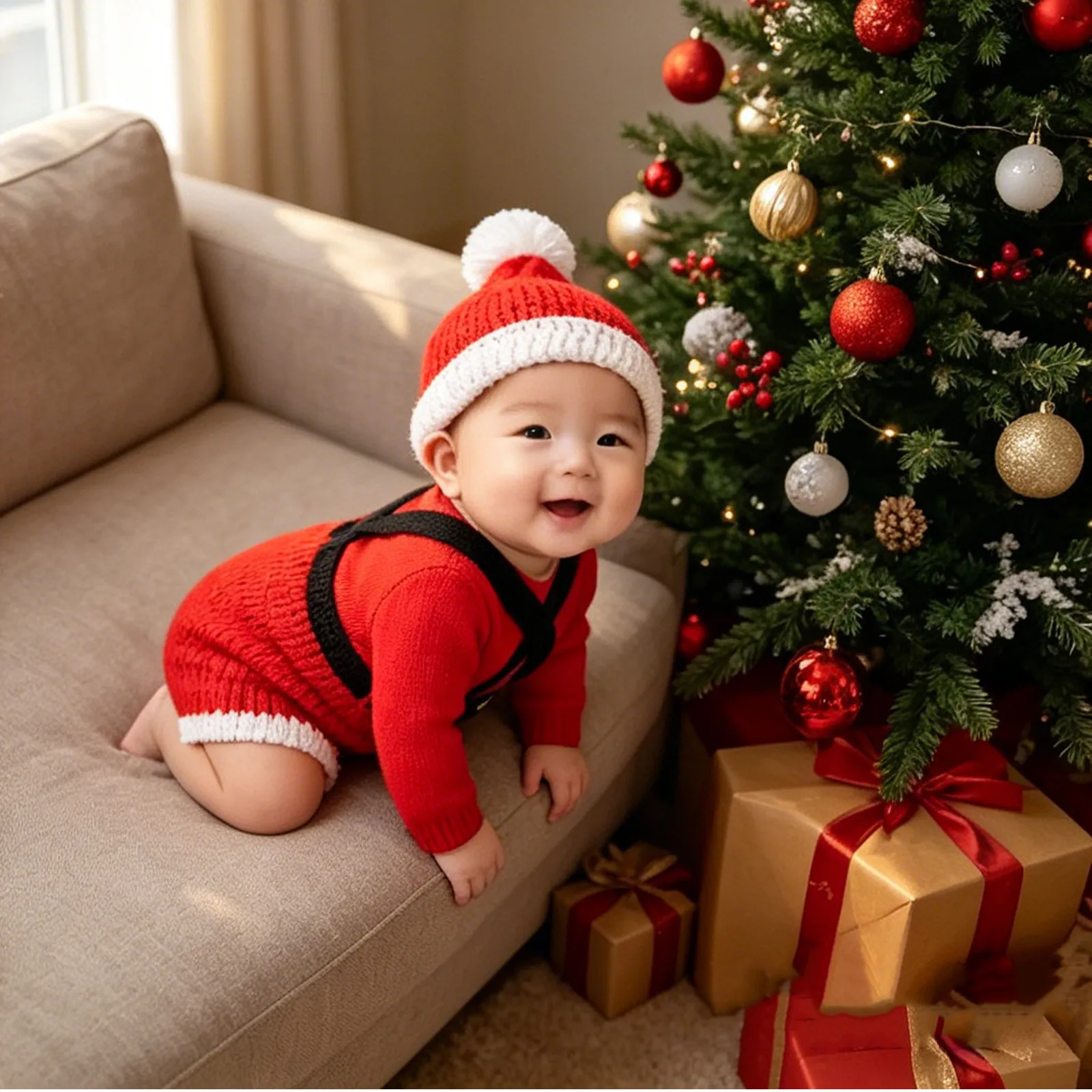 1Set Baby Christmas Costume Set Soft High Quality Fabric Warm Winter Clothes Photography Outfit Festive Baby Clothing
1Set Baby Christmas Costume Set Soft High Quality Fabric Warm Winter Clothes Photography Outfit Festive Baby Clothing