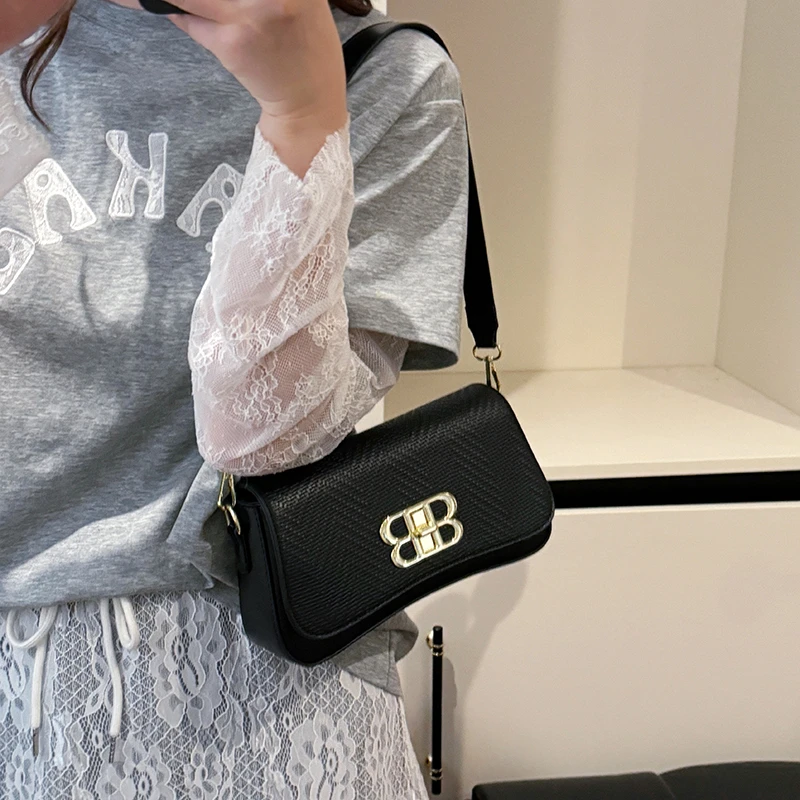 High-End Minimalist Vintage Messenger Bag Elegant In Solid Color For Commuter Women's Daily Use 
High-End Minimalist Vintage Messenger Bag Elegant In Solid Color For Commuter Women's Daily Use