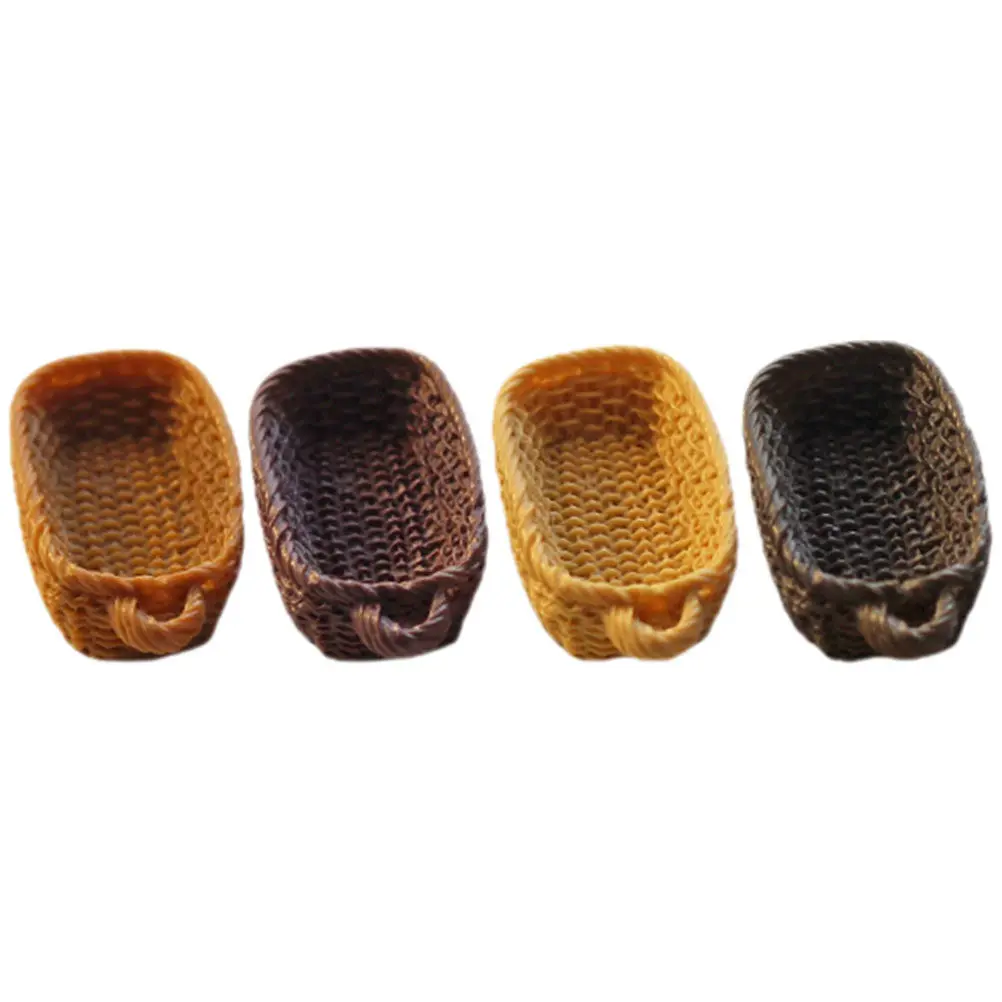 4pcs Resin House Accessories Desktop Furniture Mini Furniture Basket For Basket Mini House Decor Kids 1/12 Scale
4pcs Resin House Accessories Desktop Furniture Mini Furniture Basket For Basket Mini House Decor Kids 1/12 Scale