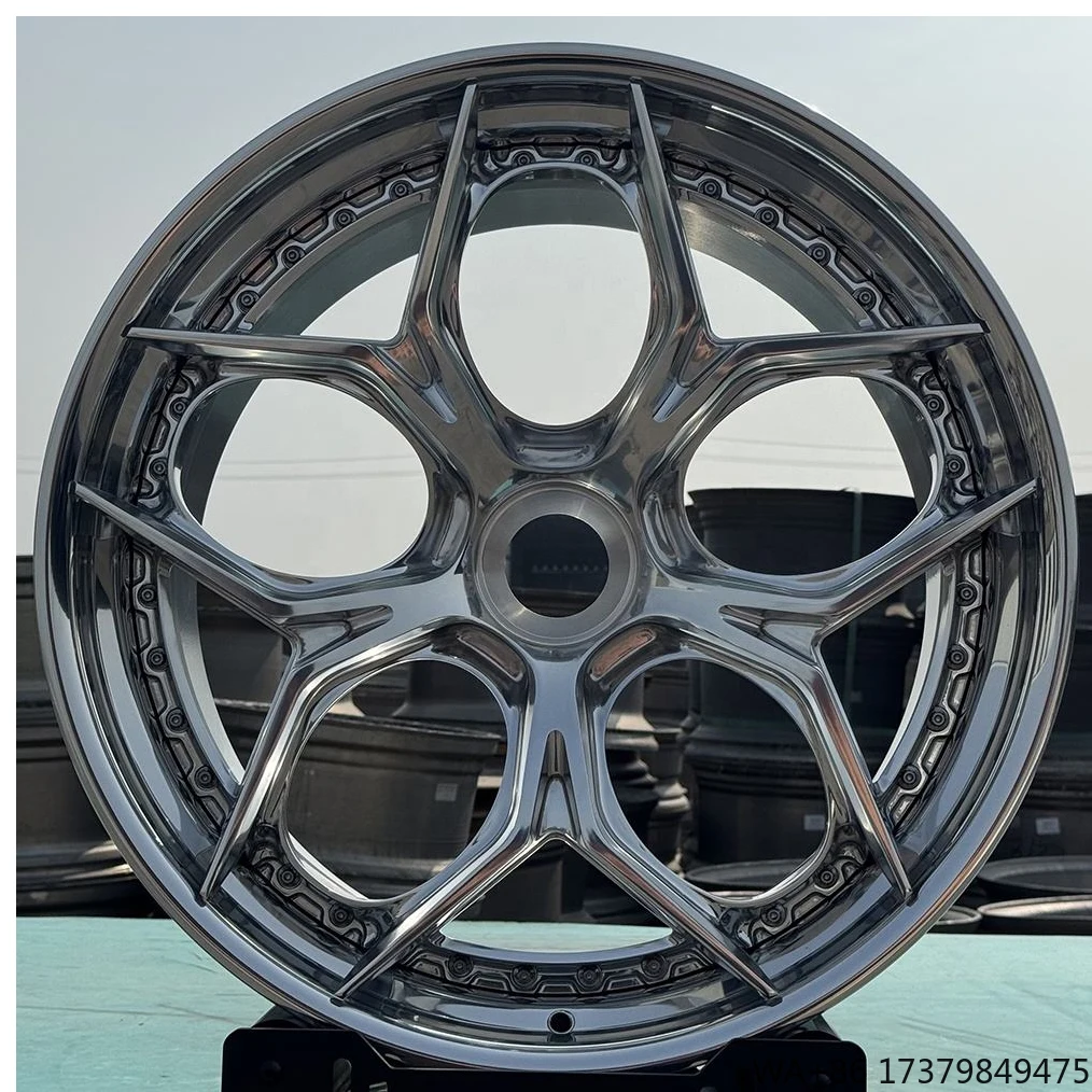 20 21 22 Inch 6061-T6 Alloy Car Wheels Custom Polished Forged 2-piece Style Center Lock Wheel for Porsche Lamborghini
20 21 22 Inch 6061-T6 Alloy Car Wheels Custom Polished Forged 2-piece Style Center Lock Wheel for Porsche Lamborghini