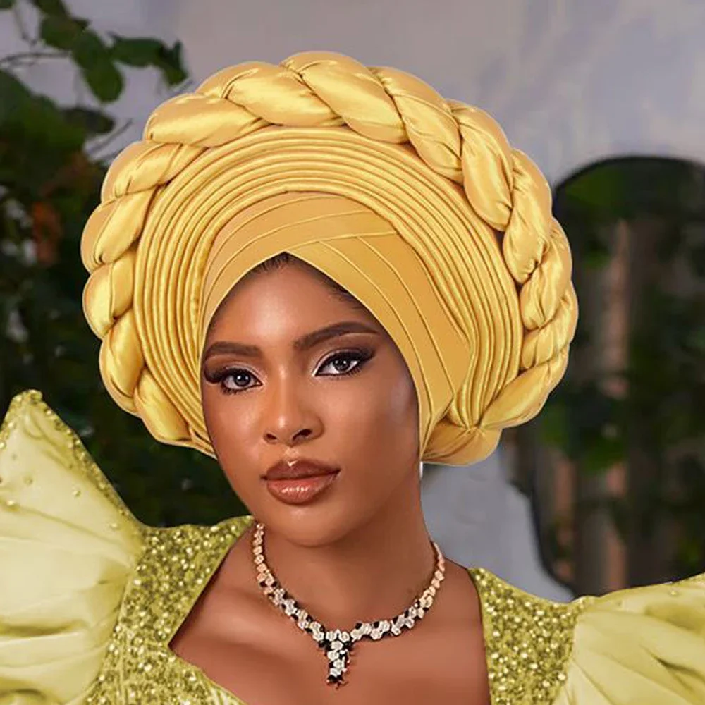 Already African Headtie Turban Cap Nigeria Auto Gele Head Wraps Women Wedding Geles Muslim Hijab Head Wraps Bonnet Hat Headscarf 
Already African Headtie Turban Cap Nigeria Auto Gele Head Wraps Women Wedding Geles Muslim Hijab Head Wraps Bonnet Hat Headscarf