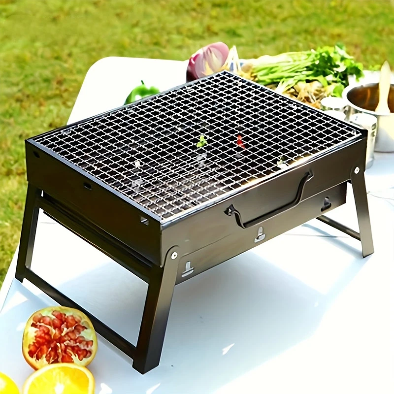 Portable Stainless Steel Charcoal BBQ Grill - Small Mini Tool Kit for Outdoor Cooking, Camping, Picnic & Beach
Portable Stainless Steel Charcoal BBQ Grill - Small Mini Tool Kit for Outdoor Cooking, Camping, Picnic & Beach