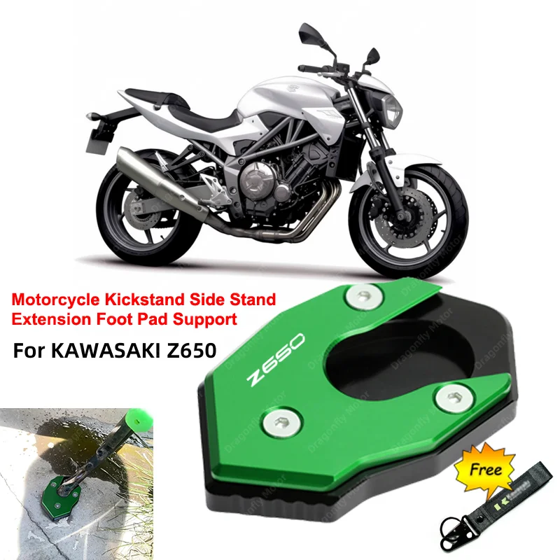 Motorcycle Accessories Kickstand Side Stand Extension Foot Pad Support 2016-2021 For KAWASAKI Z650 Z 650 2020 2019 2018 2017
Motorcycle Accessories Kickstand Side Stand Extension Foot Pad Support 2016-2021 For KAWASAKI Z650 Z 650 2020 2019 2018 2017