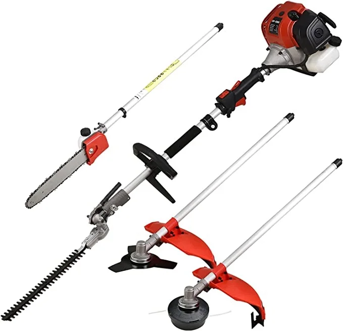 4 in 1 Trimming Tool 52cc 2-Stroke Engine Garden Tool System with Hedge and String Trimmer, Gas Pole Saw, Brush Cutter
4 in 1 Trimming Tool 52cc 2-Stroke Engine Garden Tool System with Hedge and String Trimmer, Gas Pole Saw, Brush Cutter