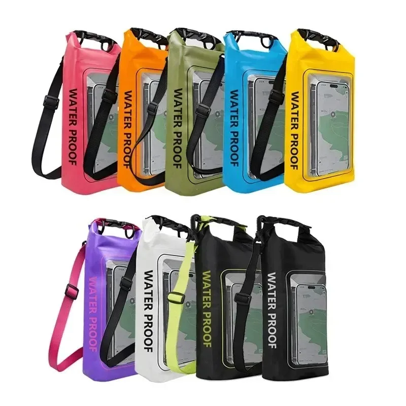 Outdoor Sports Bags 2L Dry Bag Touch Screen PVC Waterproof Bags for Trekking Drifting Rafting Surfing Kayak Camping Equipment
Outdoor Sports Bags 2L Dry Bag Touch Screen PVC Waterproof Bags for Trekking Drifting Rafting Surfing Kayak Camping Equipment