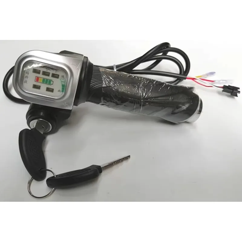 Ручка управления скоростью электромобиля 36V48V60V с блокировкой измерителя мощности Ручка дроссельной заслонки Ручка электромобиля 
Ручка управления скоростью электромобиля 36V48V60V с блокировкой измерителя мощности Ручка дроссельной заслонки Ручка электромобиля