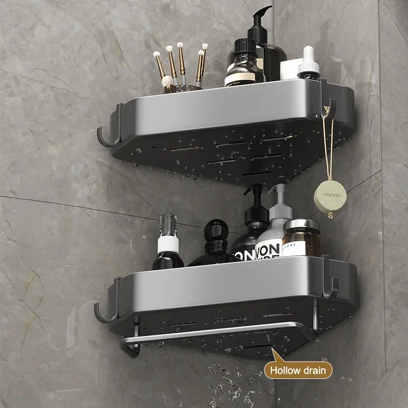 Bathroom Storage Rack Non Perforated Multi-layer Triangular Rack Bathroom Wall Mounted Toiletries Storage Rack
Bathroom Storage Rack Non Perforated Multi-layer Triangular Rack Bathroom Wall Mounted Toiletries Storage Rack