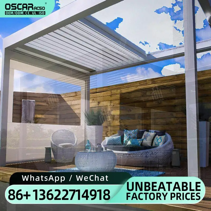 Waterproof 12X24 Louvered Cover for Aluminium Pergola Outdoor Patio Garden pergola
Waterproof 12X24 Louvered Cover for Aluminium Pergola Outdoor Patio Garden pergola