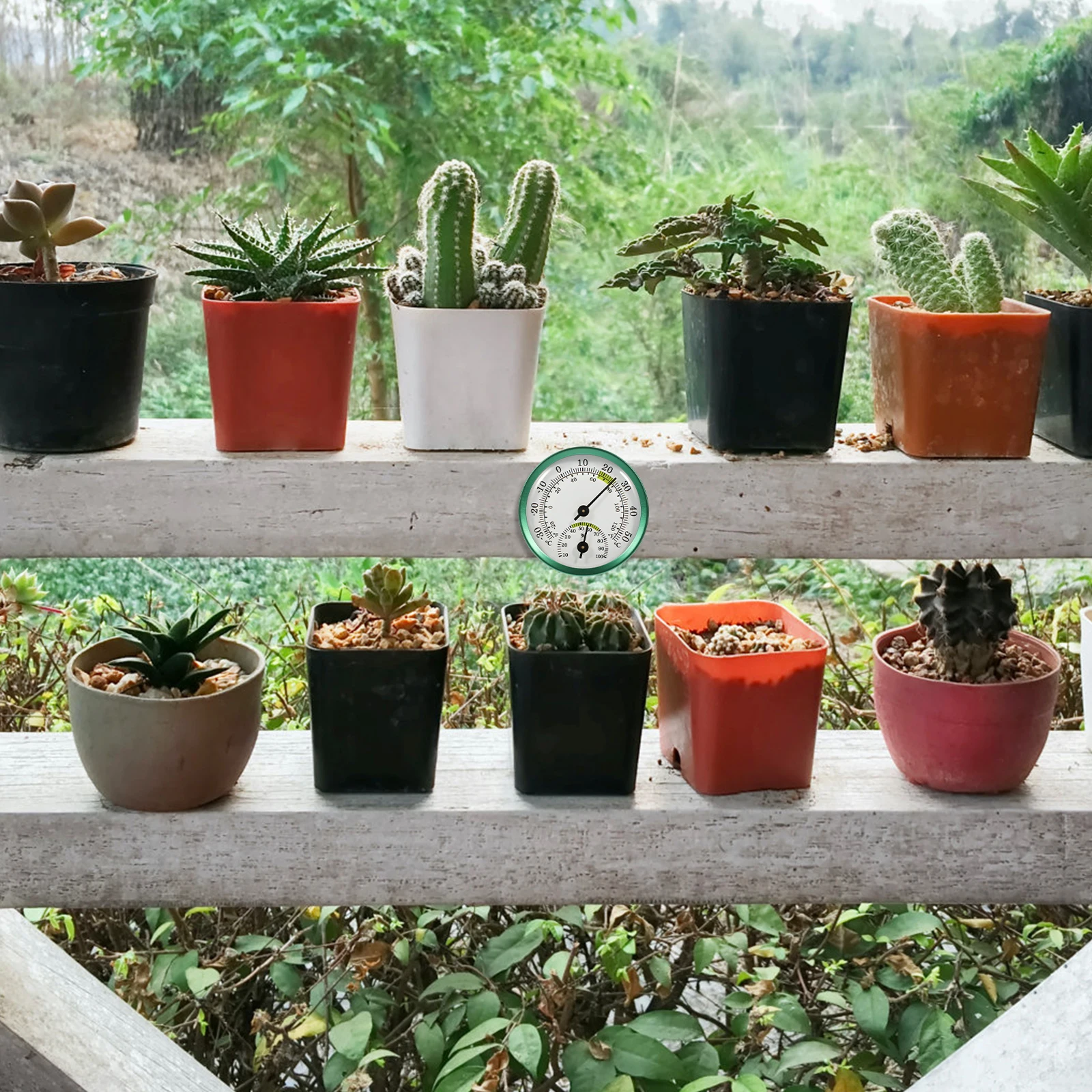 Aluminum Wall Thermometer Hygrometer Sauna Greenhouse Garden Bedroom Temperature Humidity Gauge Dial Digital
Aluminum Wall Thermometer Hygrometer Sauna Greenhouse Garden Bedroom Temperature Humidity Gauge Dial Digital