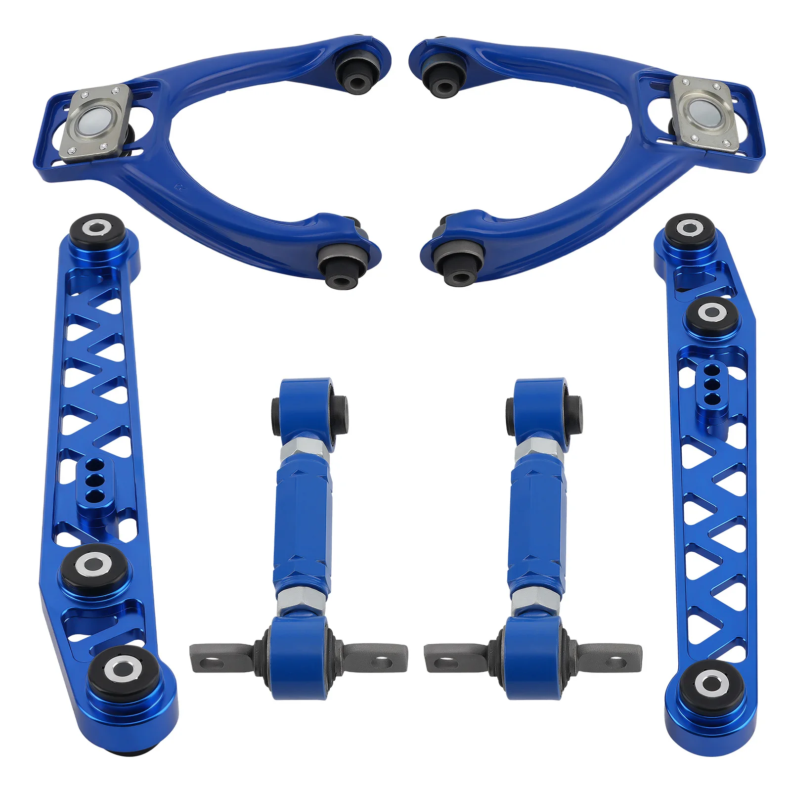 Upper Lower Control Arms & Adjustable Rear Camber Kit For Honda Civic 1996-2000
Upper Lower Control Arms & Adjustable Rear Camber Kit For Honda Civic 1996-2000