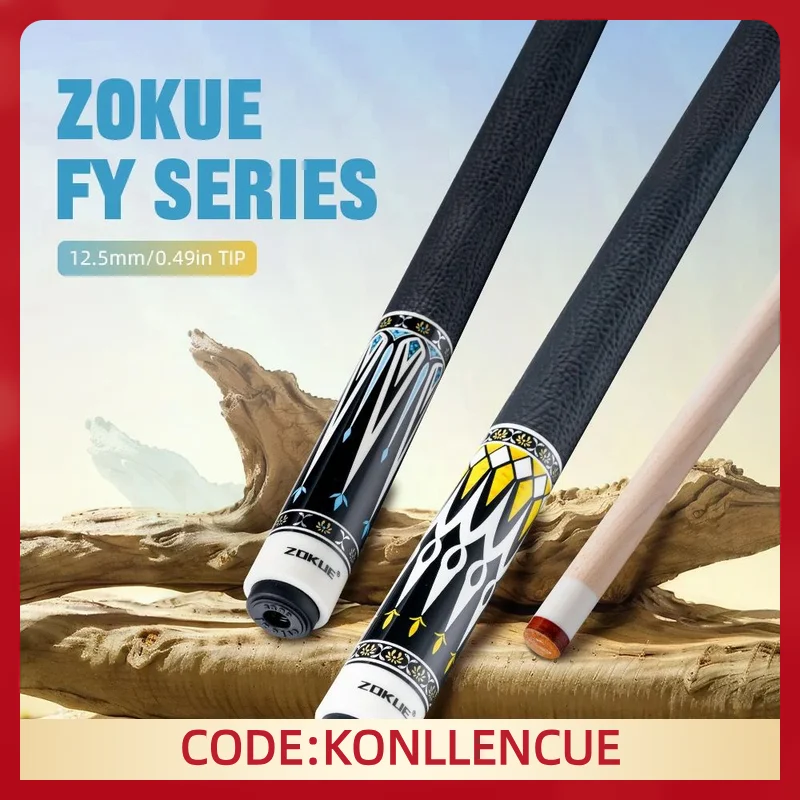 Zokue Pool Cue FY Series with 12.5mm Carbon Fiber Maple Shaft billiar for proferrsional billiards Cue
Zokue Pool Cue FY Series with 12.5mm Carbon Fiber Maple Shaft billiar for proferrsional billiards Cue