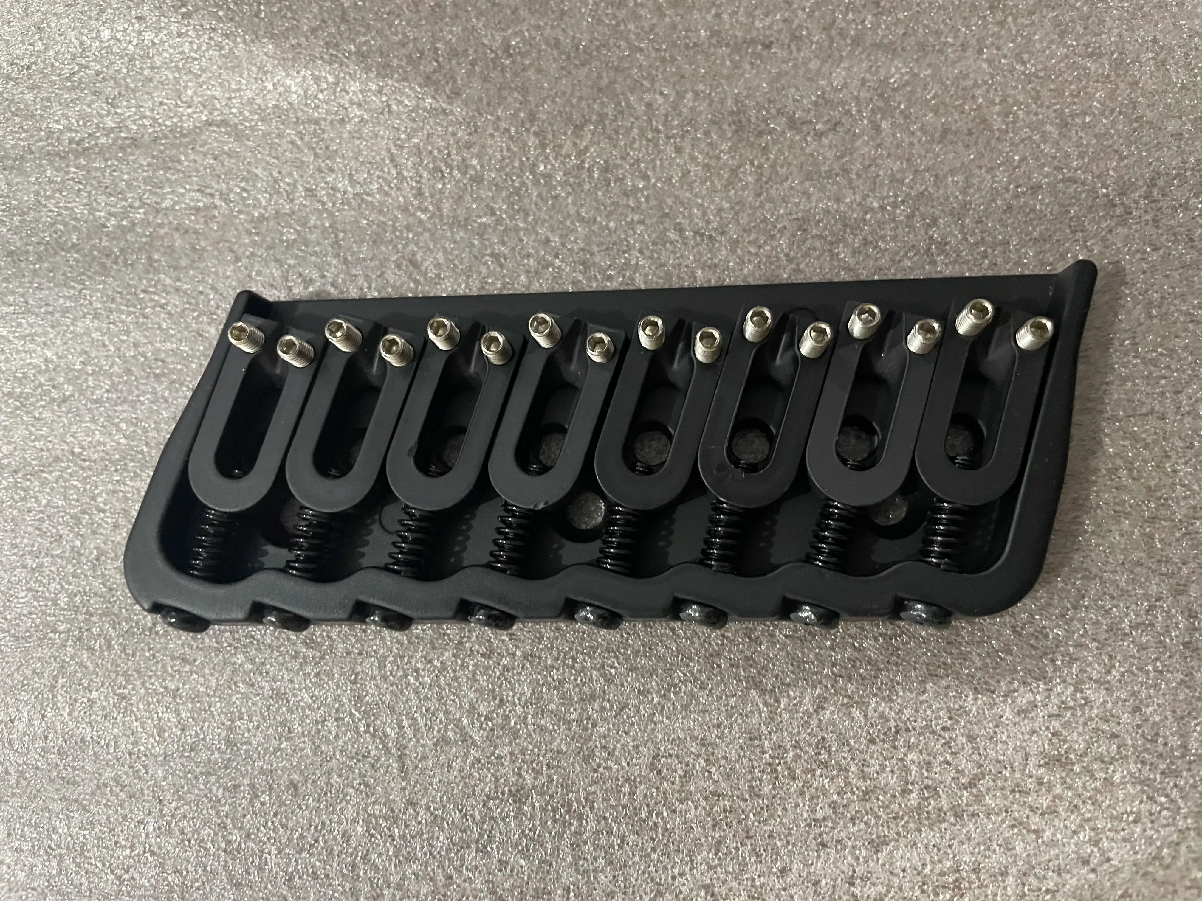 Fixed Bridge Electric Guitar with Screws Wrench, Replacement Part Accessories, Black, 8 Strings, A Set
Fixed Bridge Electric Guitar with Screws Wrench, Replacement Part Accessories, Black, 8 Strings, A Set