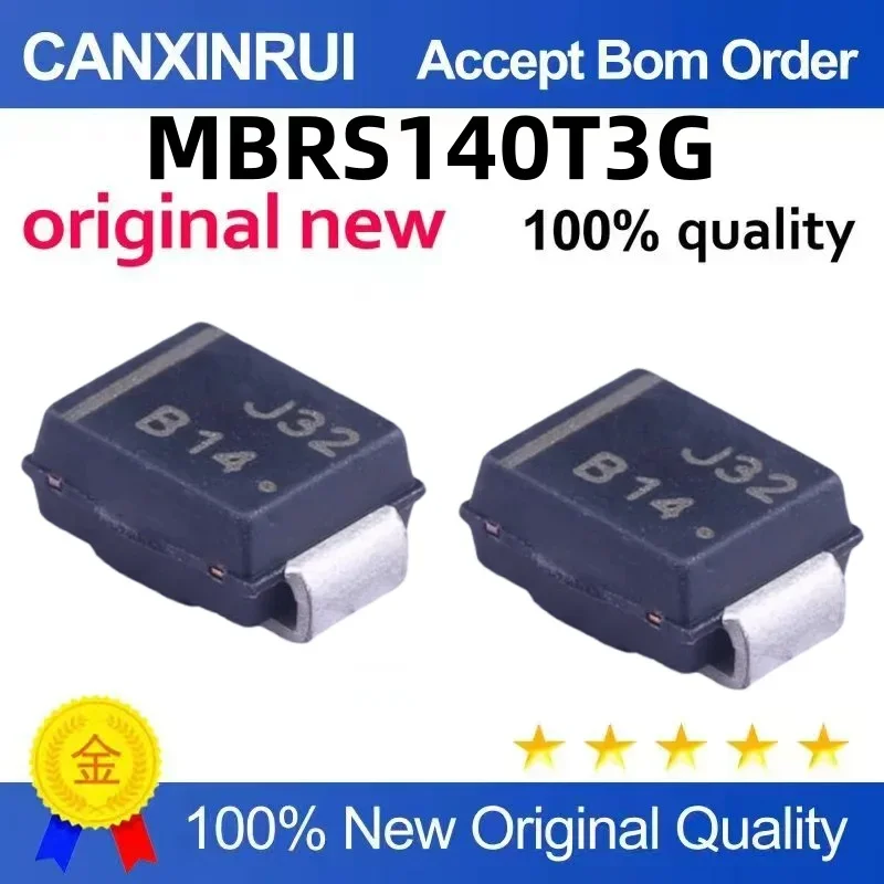 (5-100 pieces) Brand new original MBRS140T3G silk screen B14 SMB 1A 400V patch Schottky diode
(5-100 pieces) Brand new original MBRS140T3G silk screen B14 SMB 1A 400V patch Schottky diode