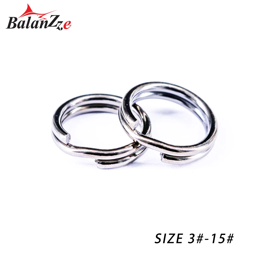 Balanzze 50pcs Fishing Split Rings 3.5mm-15mm Fishing Tackle Stainless Steel Double Loop Split Open Rings Fishing Equipment
Balanzze 50pcs Fishing Split Rings 3.5mm-15mm Fishing Tackle Stainless Steel Double Loop Split Open Rings Fishing Equipment