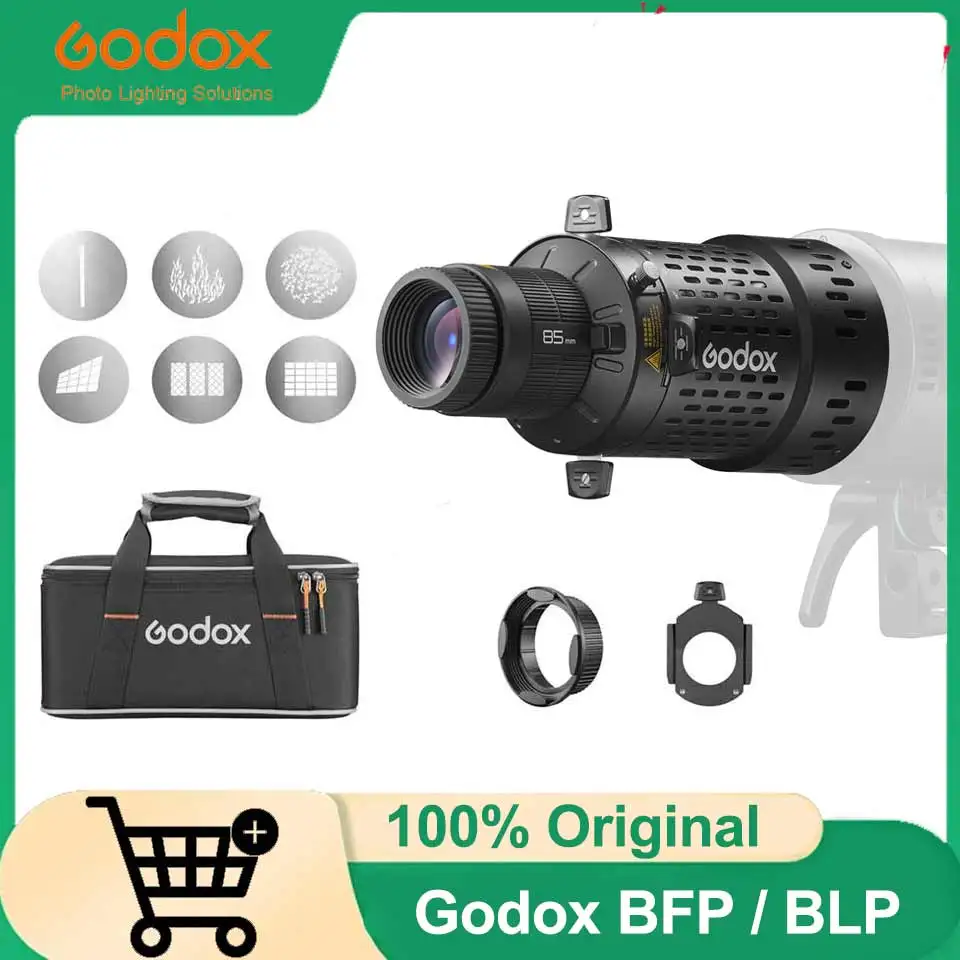 Godox BLP BFP LED Projection Attachment Bowens Mount Art Special Effects Shaped Beam Light Cylinder for Godox AD600Pro SK400II
Godox BLP BFP LED Projection Attachment Bowens Mount Art Special Effects Shaped Beam Light Cylinder for Godox AD600Pro SK400II