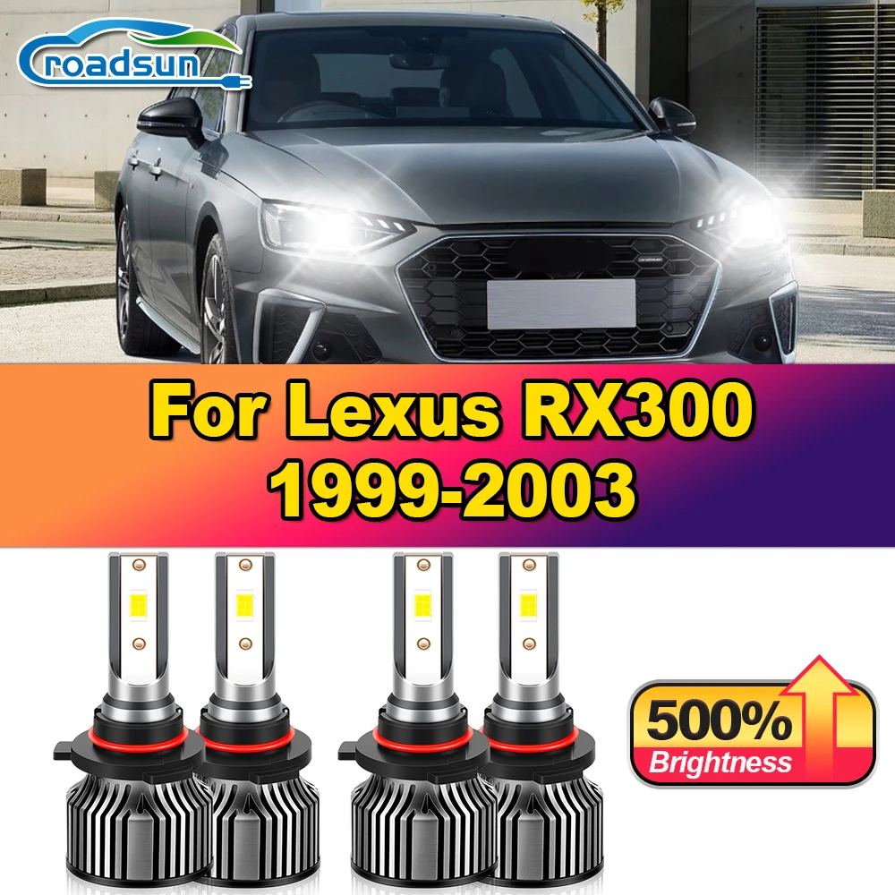 40000LM Auto Headlamp Bulbs 240W High Power LED Headlights 6000K 12V Front Lights For Lexus RX300 1999 2000 2001 2002 2003
40000LM Auto Headlamp Bulbs 240W High Power LED Headlights 6000K 12V Front Lights For Lexus RX300 1999 2000 2001 2002 2003