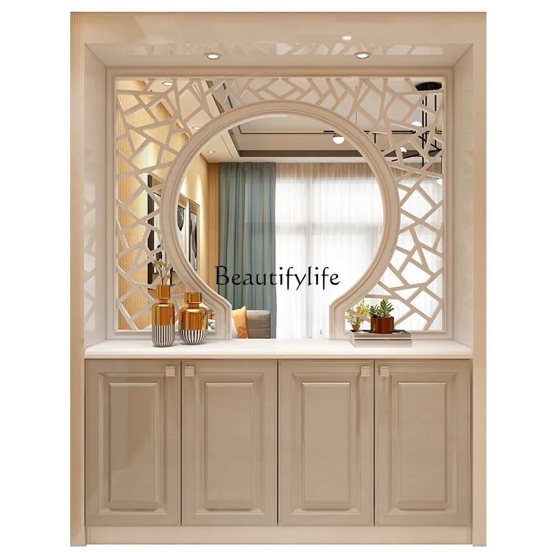 Decorative entrance partition cabinet Modern simple double-sided hollow screen Nordic foyer cabinet
Decorative entrance partition cabinet Modern simple double-sided hollow screen Nordic foyer cabinet
