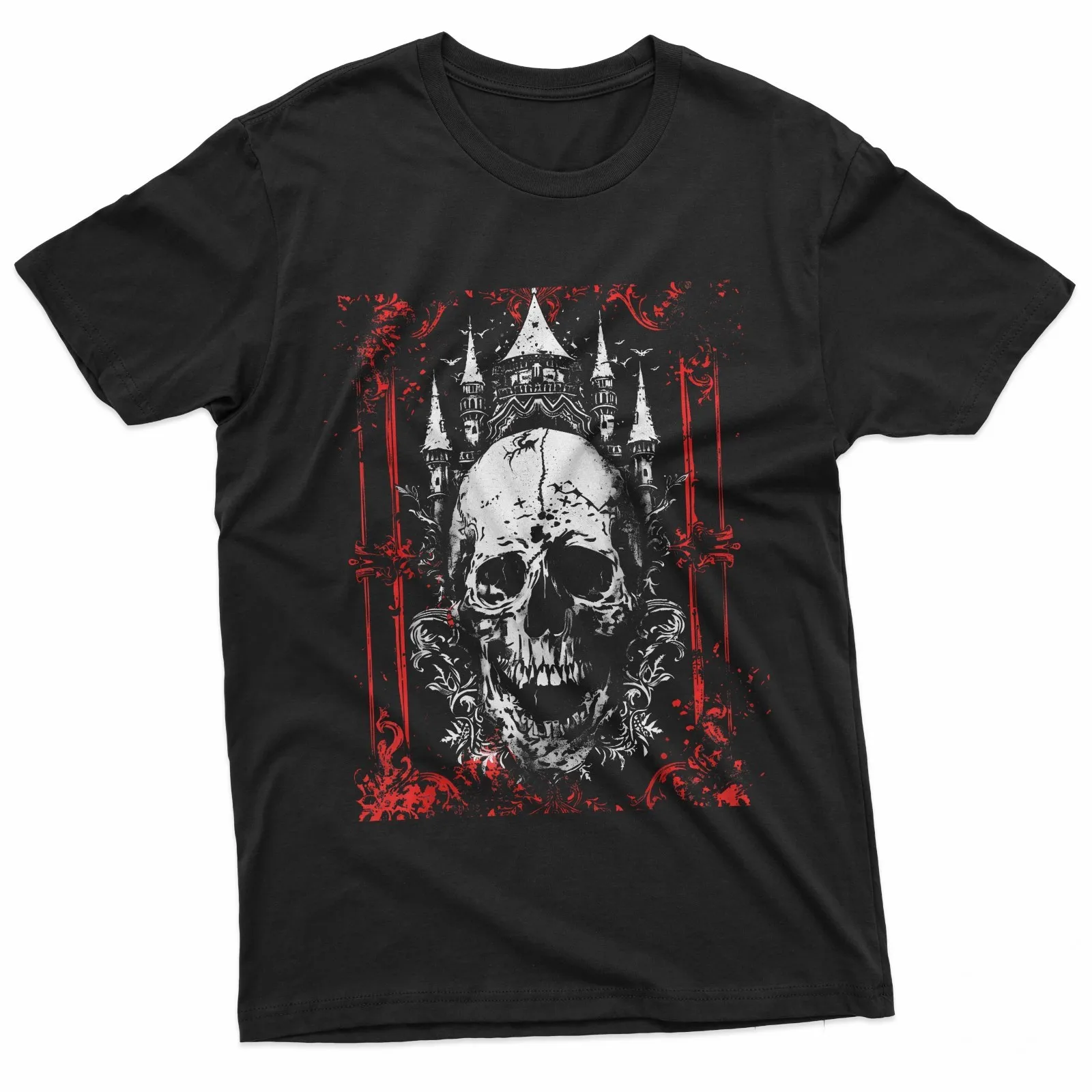 Gothic Skull Art T-Shirt for Horror & Death Enthusiasts
Gothic Skull Art T-Shirt for Horror & Death Enthusiasts
