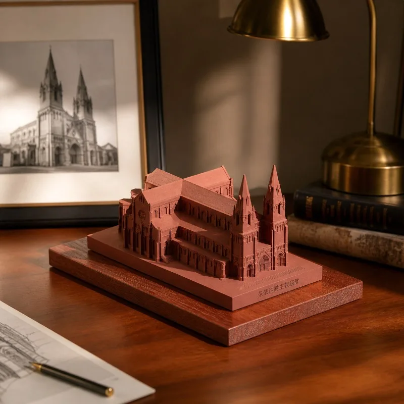 Shanghai Landmark Cement Catholic Church Architectural Model Ornaments Living Room Office Desktop Model Crafts Birthday Gifts
Shanghai Landmark Cement Catholic Church Architectural Model Ornaments Living Room Office Desktop Model Crafts Birthday Gifts