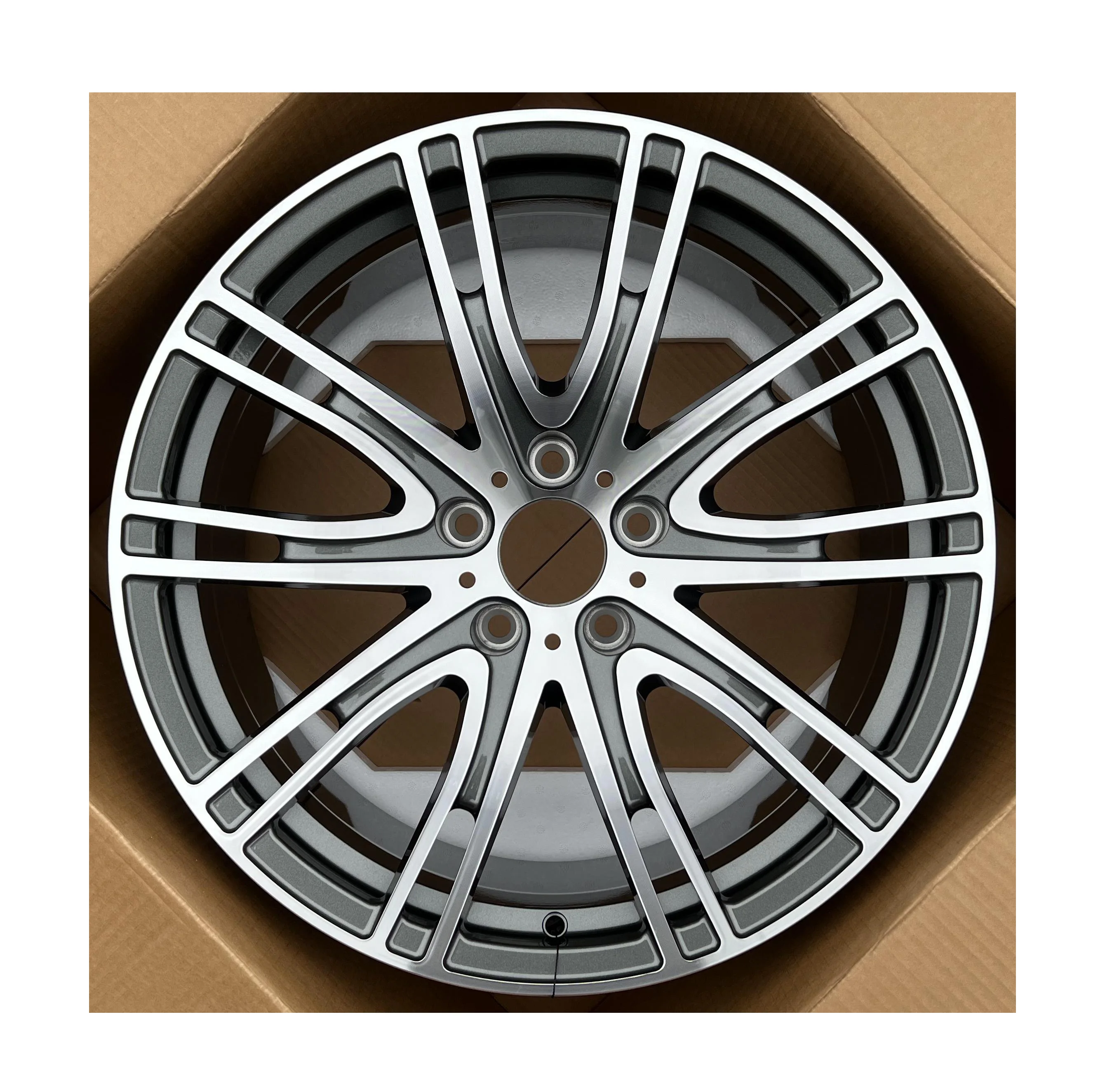 Aluminium Alloy Forged Wheels Gunmetal Machined Face in Stock Front Wheel 8.5JX20 Rear Wheel 9.5JX20 5*112 for G70
Aluminium Alloy Forged Wheels Gunmetal Machined Face in Stock Front Wheel 8.5JX20 Rear Wheel 9.5JX20 5*112 for G70