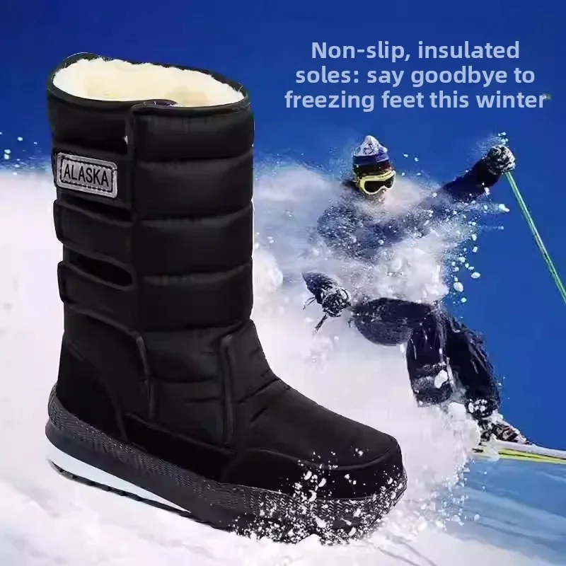 Winter Men's and Women's Sports Shoes Are Waterproof, Non Slip, Thick Soled, Warm Camping Insulated Ski Shoes Hiking Shoes Boots
Winter Men's and Women's Sports Shoes Are Waterproof, Non Slip, Thick Soled, Warm Camping Insulated Ski Shoes Hiking Shoes Boots