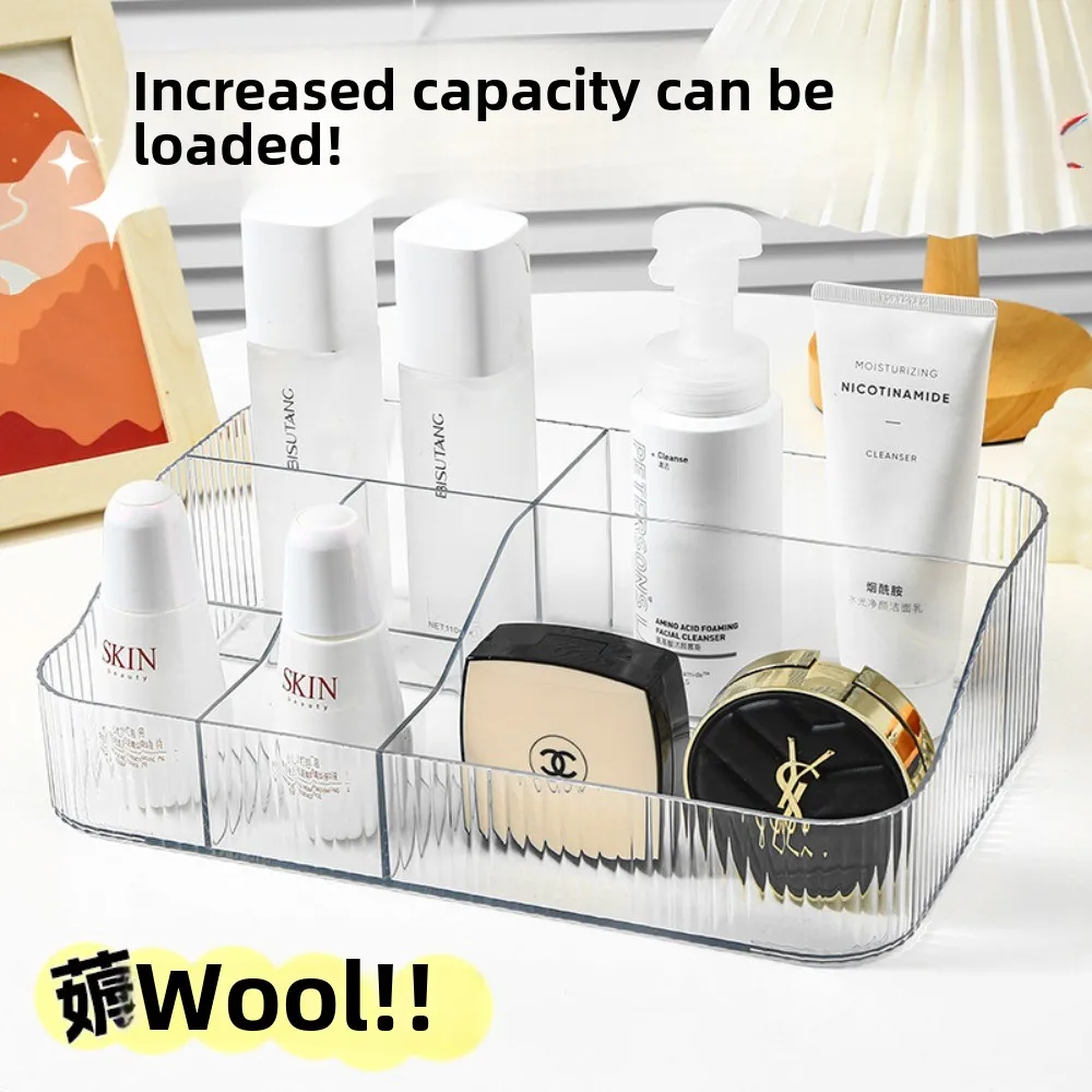 Transparent Cosmetic Storage Box PET Makeup Organizer Large Capacity Desktop Brush Holder for Skincare Products High End Beauty
Transparent Cosmetic Storage Box PET Makeup Organizer Large Capacity Desktop Brush Holder for Skincare Products High End Beauty