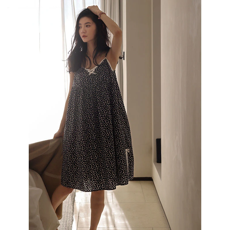 Sexy Sleepwear Women Sleeveless Summer Loungewear Print Floral Casual Big Size Loungewear Camisole Pajamas Undershirt Dress
Sexy Sleepwear Women Sleeveless Summer Loungewear Print Floral Casual Big Size Loungewear Camisole Pajamas Undershirt Dress