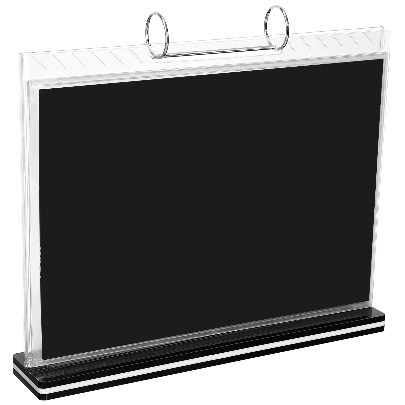 Clear Acrylic Menu Stand Flip Sign Holder A4 Desktop Table Display Rack With Dual Rings Sturdy Base Transparent
Clear Acrylic Menu Stand Flip Sign Holder A4 Desktop Table Display Rack With Dual Rings Sturdy Base Transparent