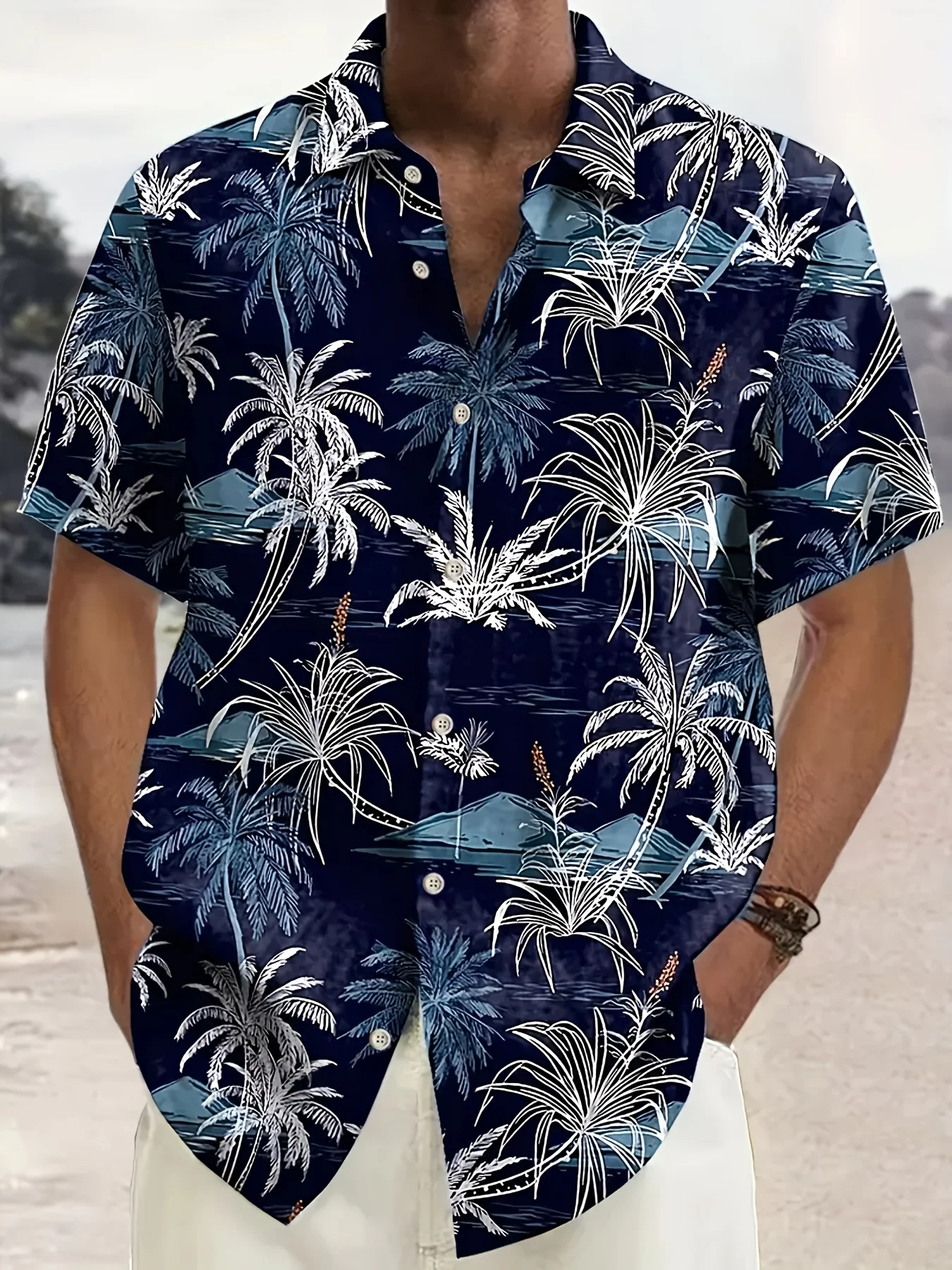 Men's Hawaiian Coconut Tree 3D Printed Shirts - Regular Fit - Tropical Style - Beach Casual Resort Shirt - Summer Casual Wear
Men's Hawaiian Coconut Tree 3D Printed Shirts - Regular Fit - Tropical Style - Beach Casual Resort Shirt - Summer Casual Wear