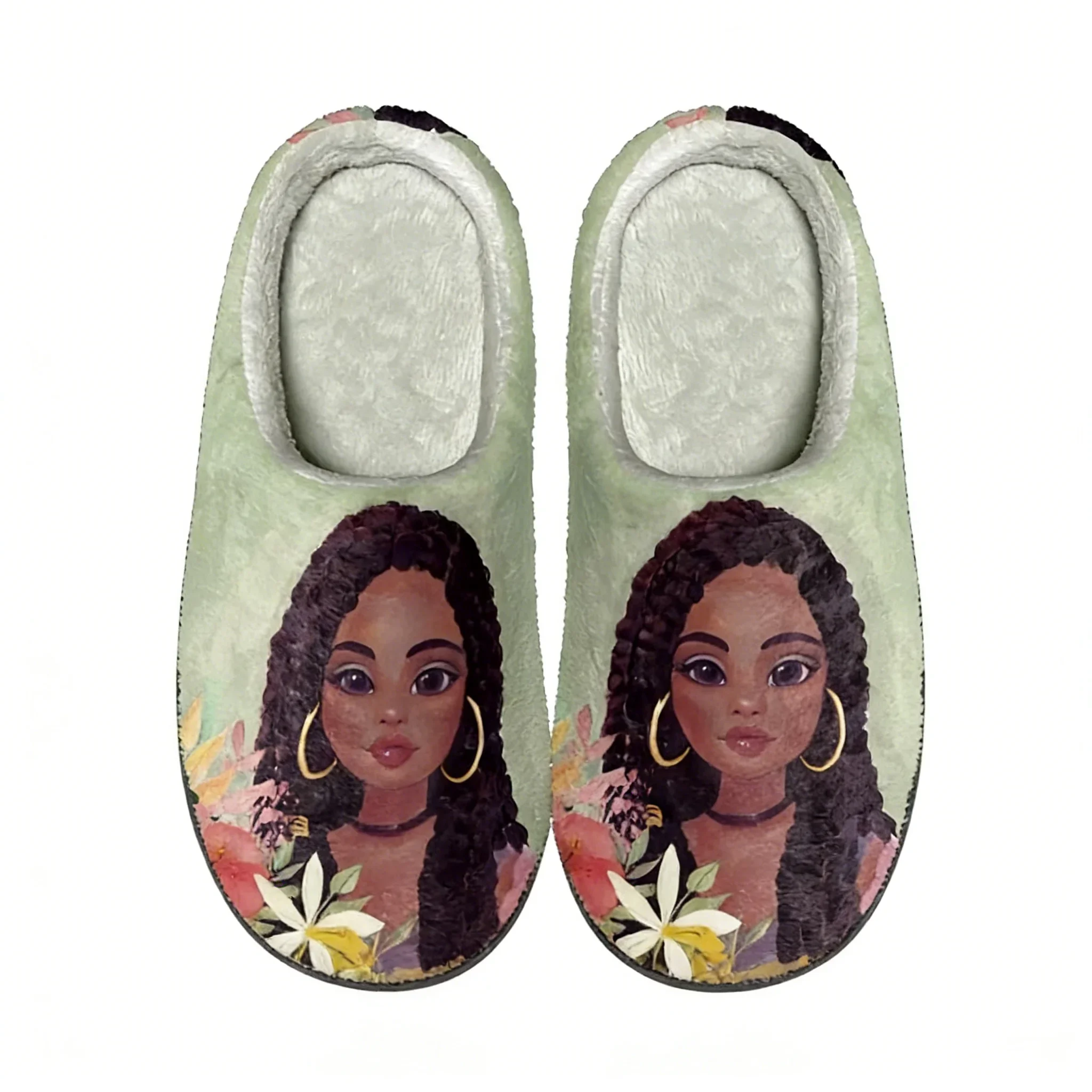 Winter Women Flannel Slippers Africa Print Couple Indoor Non-Slip Slipper Slides Warm Bedroom Lady Comfy Footwear Zapatos Planos
Winter Women Flannel Slippers Africa Print Couple Indoor Non-Slip Slipper Slides Warm Bedroom Lady Comfy Footwear Zapatos Planos