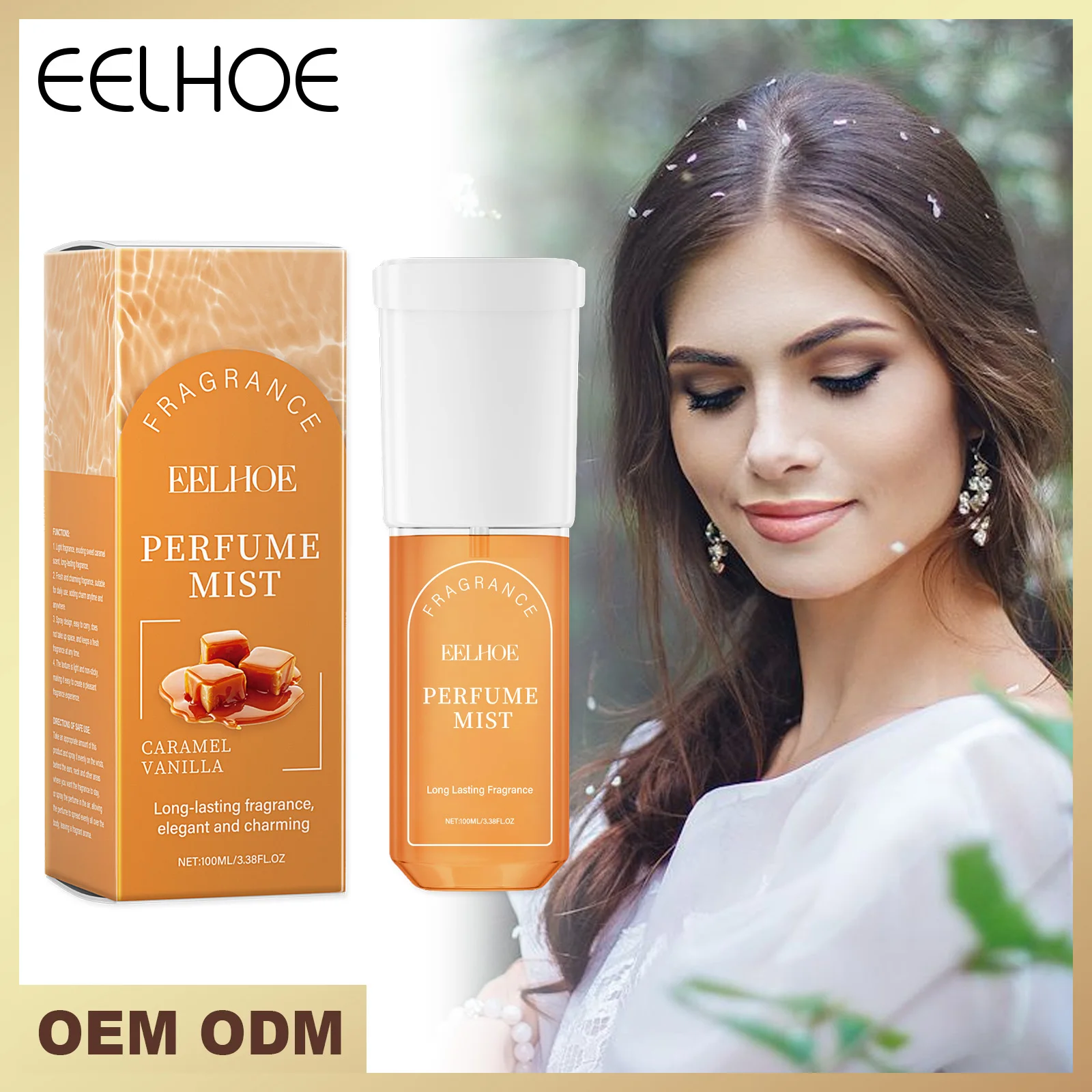 EELHOE Caramel Vanilla Body Pheromone Perfume spray Light Fragrance Soft Fragrance Natural Fresh Non greasy Elegant Fragrances
EELHOE Caramel Vanilla Body Pheromone Perfume spray Light Fragrance Soft Fragrance Natural Fresh Non greasy Elegant Fragrances