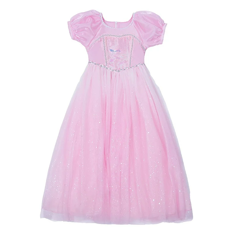 Girls' Bubble Sleeves Princess Dress Wind Children's Clothing Pink Pengpeng Gauze Skirt Christmas Birthday Party
Girls' Bubble Sleeves Princess Dress Wind Children's Clothing Pink Pengpeng Gauze Skirt Christmas Birthday Party