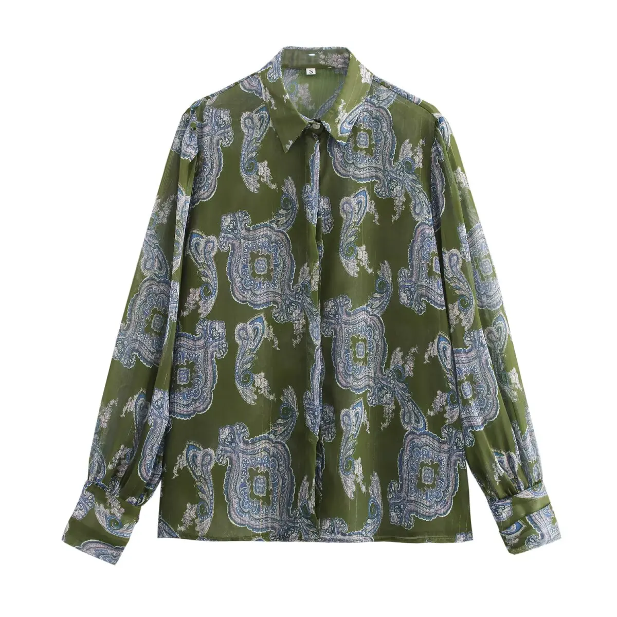 2025 New Women's Clothing European and American Style Metallic Color Line Printing Long Sleeve Lapel Casual Shirt
2025 New Women's Clothing European and American Style Metallic Color Line Printing Long Sleeve Lapel Casual Shirt