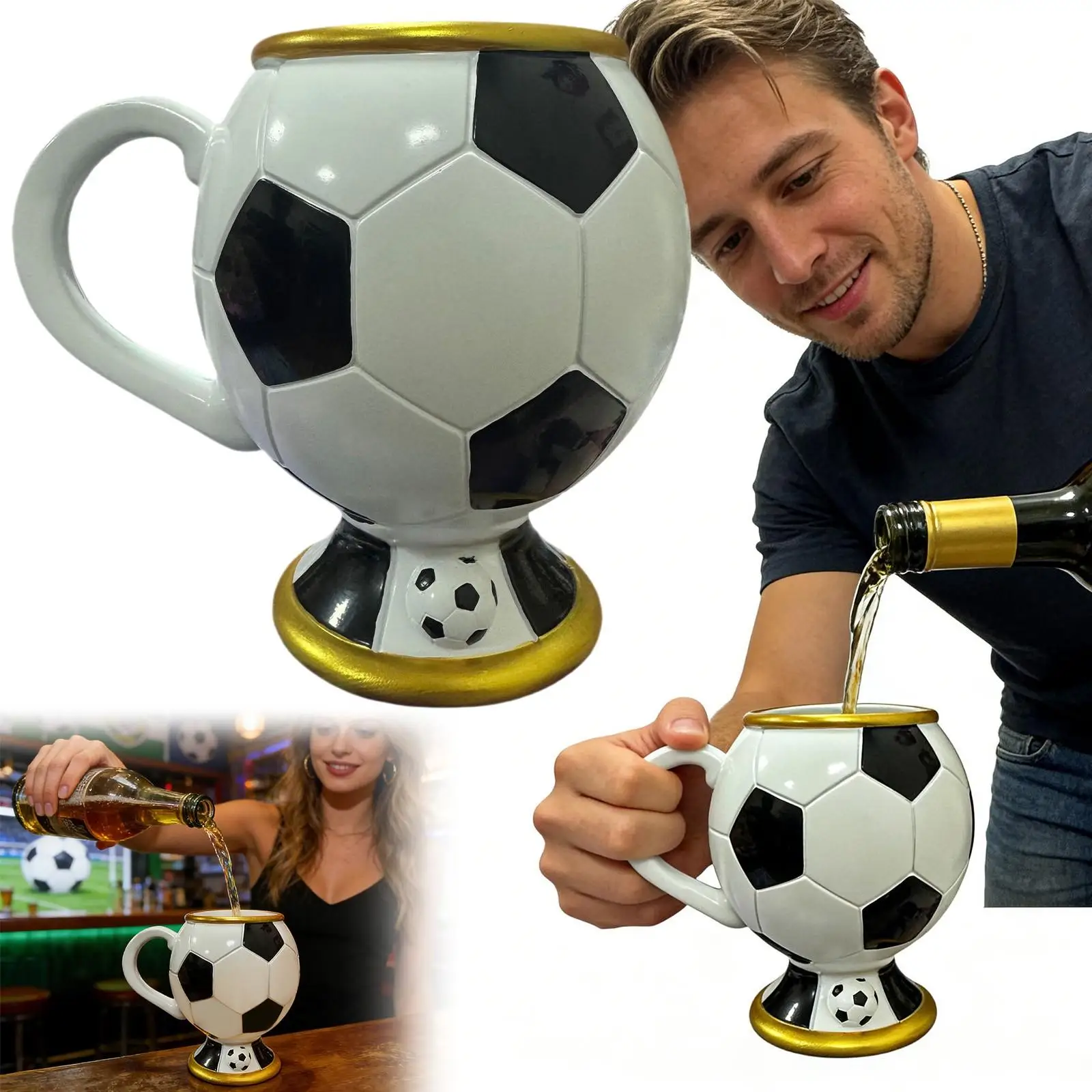 2026 Football Fan Mug with Decorative Bottle - Humorous Football Beer Coffee Cup, Suitable for Collectors of All Ages
2026 Football Fan Mug with Decorative Bottle - Humorous Football Beer Coffee Cup, Suitable for Collectors of All Ages