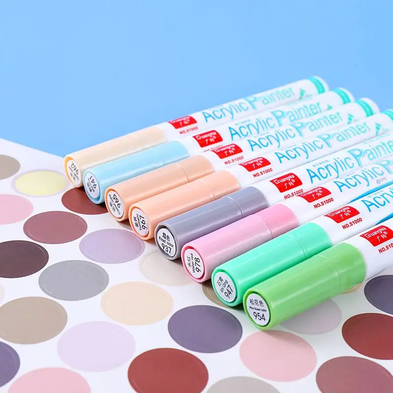 12-24 colors Morandi Acrylic Paint Marker Pen for Stones, Rock Painting, Plastic, Ceramic, Glass, Metal, Canvas. Art Supplies
12-24 colors Morandi Acrylic Paint Marker Pen for Stones, Rock Painting, Plastic, Ceramic, Glass, Metal, Canvas. Art Supplies