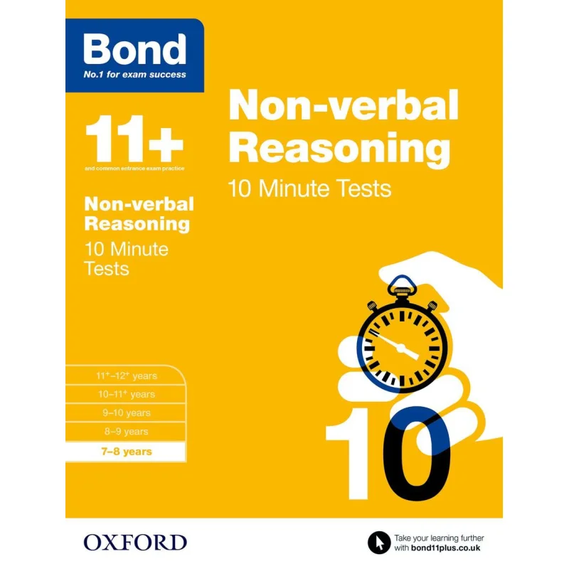 BOND 11 10 MINUTE TESTS NVR 78 ГОДА Bond 11 Oxford University Press 9780192740618 Книга 
BOND 11 10 MINUTE TESTS NVR 78 ГОДА Bond 11 Oxford University Press 9780192740618 Книга