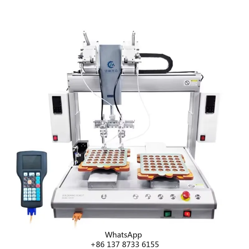 Multi-axis Desktop Toy PCB Automatic Soldering Robot / Soldering Machine/auto Soldering Machine New Product 2020 Provided 65
Multi-axis Desktop Toy PCB Automatic Soldering Robot / Soldering Machine/auto Soldering Machine New Product 2020 Provided 65
