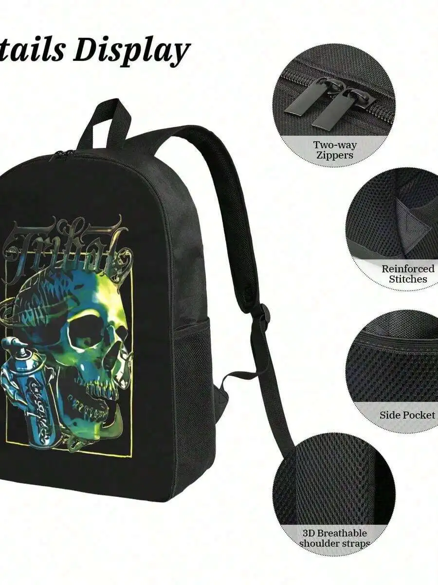 Graffiti Skull Waterproof Backpack Large Capacity Anti-Theft Laptop Bag Travel School College Work Casual Lightweight Unisex
Graffiti Skull Waterproof Backpack Large Capacity Anti-Theft Laptop Bag Travel School College Work Casual Lightweight Unisex