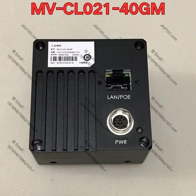 Second-hand MV-CL021-40GM industrial camera function test is normal Guaranteed quality
Second-hand MV-CL021-40GM industrial camera function test is normal Guaranteed quality