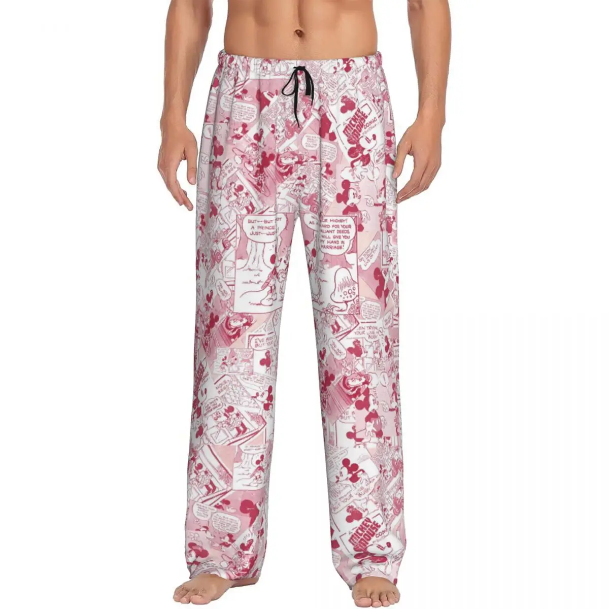 Custom Mickey Mouse Art Cartoon Pajama Pants Sleepwear Men's Elastic Waistband Comic Sleep Lounge Bottoms with Pockets
Custom Mickey Mouse Art Cartoon Pajama Pants Sleepwear Men's Elastic Waistband Comic Sleep Lounge Bottoms with Pockets