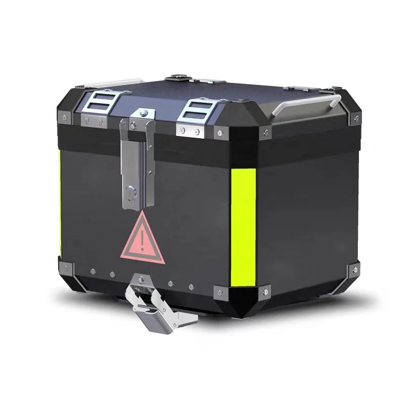 43 Liter Black/Silver Aluminum Motor Storage Luggage Top Case Case Motorcycle Tail Box
43 Liter Black/Silver Aluminum Motor Storage Luggage Top Case Case Motorcycle Tail Box
